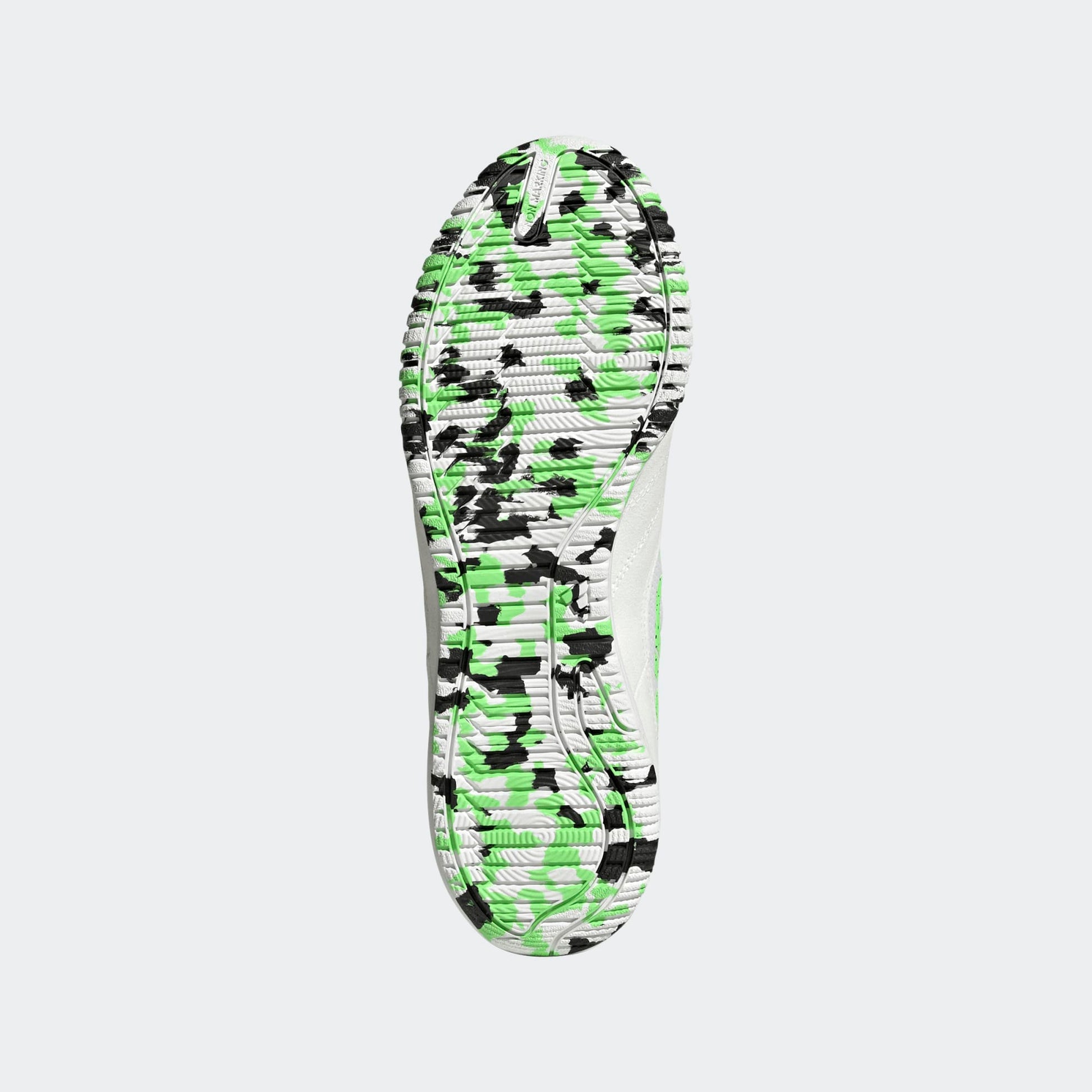 Adidas Top Sala Competition II zaalvoetbalschoen wit GROEN, non-marking zool, verkrijgbaar bij Voetbalshop Kickoff Antwerpen.