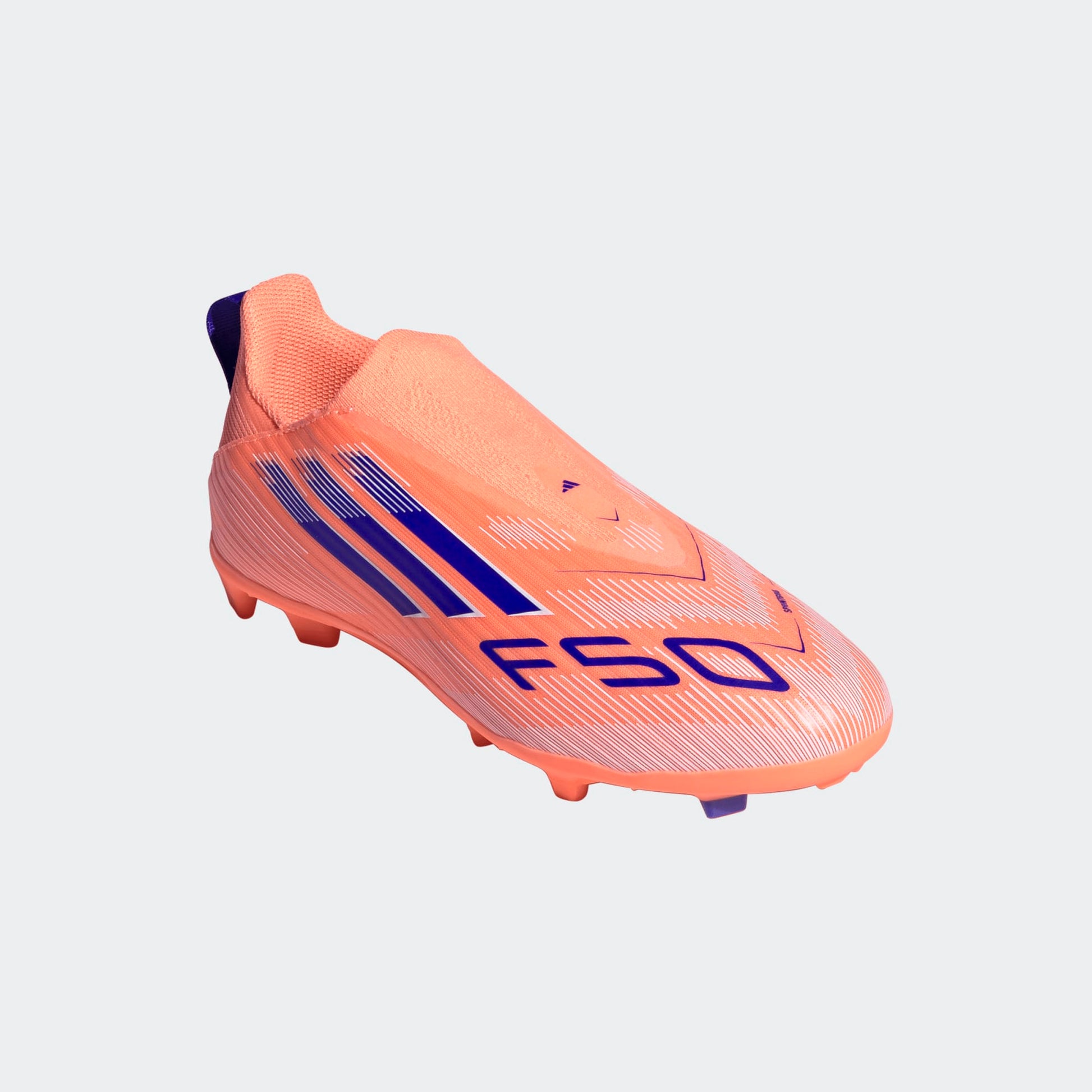 ADIDAS F50 LEAGUE LL FG/MG JUNIOR veterloze voetbalschoenen voor kinderen op gras/kunstgras. Kickoff Antwerpen voetbalshop.