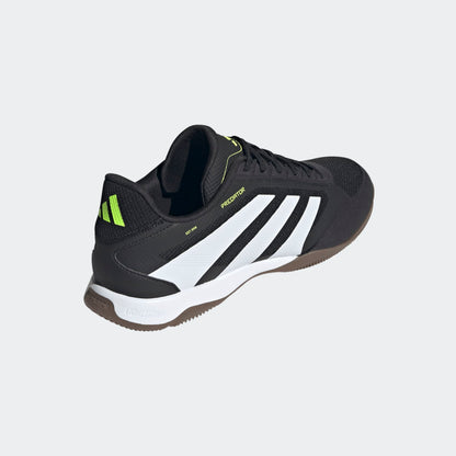 Adidas Predator League Indoor voetbalschoenen zwart wit  Control Zone textuur non-marking zool Kickoff Antwerpen voetbalshop.