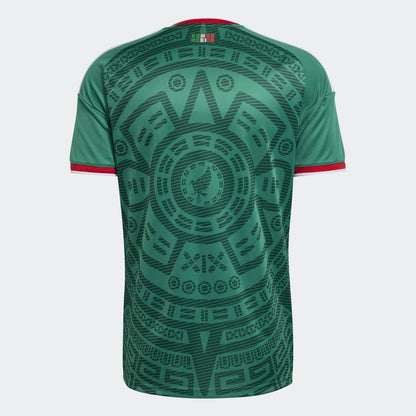 Adidas FMF Thuisshirt 2026 voor heren – Officieel Mexico voetbalshirt voor het WK in Amerika, Canada, en Mexico – Beschikbaar bij Kickoff Antwerpen. voetbalshop