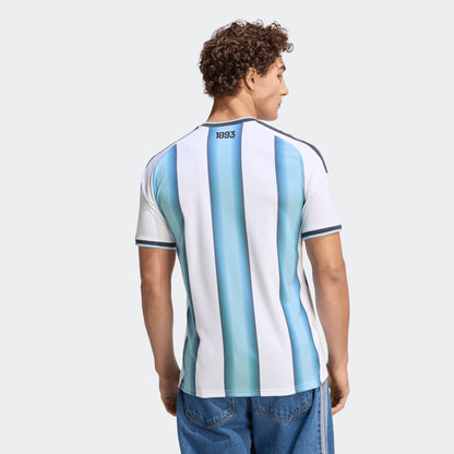 Adidas AFA Argentinië Home Jersey 2026 – officieel Argentinië thuisshirt met Climacool, verkrijgbaar bij Kickoff Antwerpen