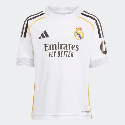 ADIDAS REAL MADRID HOME MINI KIT 2025-2026-verkrijgbaar bij Kickoff Antwerpen-voetbalwinkel