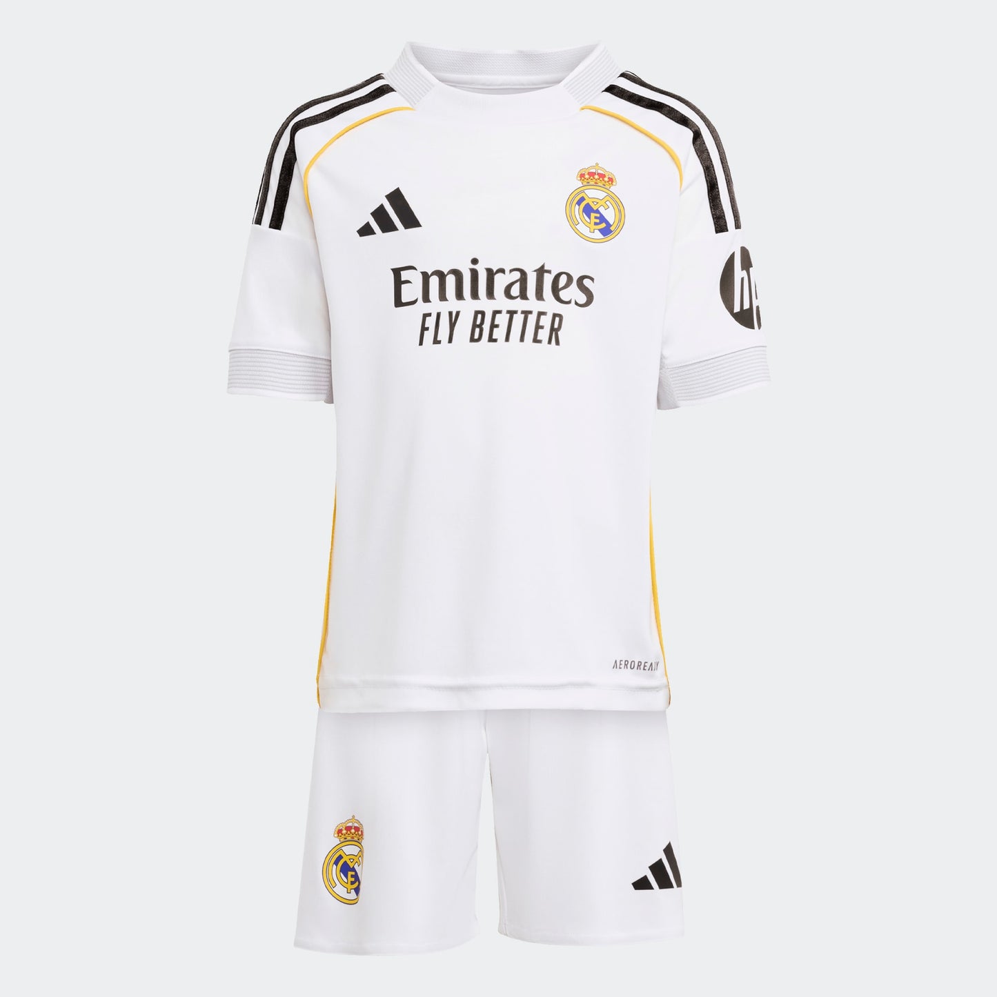 ADIDAS REAL MADRID HOME MINI KIT 2025-2026-verkrijgbaar bij Kickoff Antwerpen-voetbalwinkel