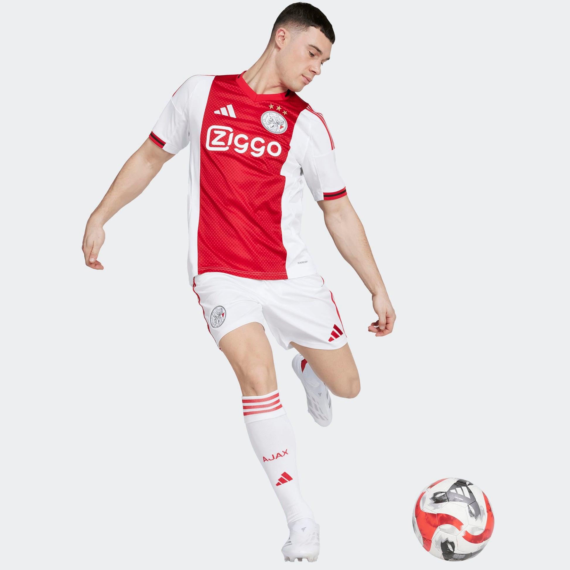 Adidas Ajax Amsterdam Home Short 2025-2026 | Kickoff Antwerpen