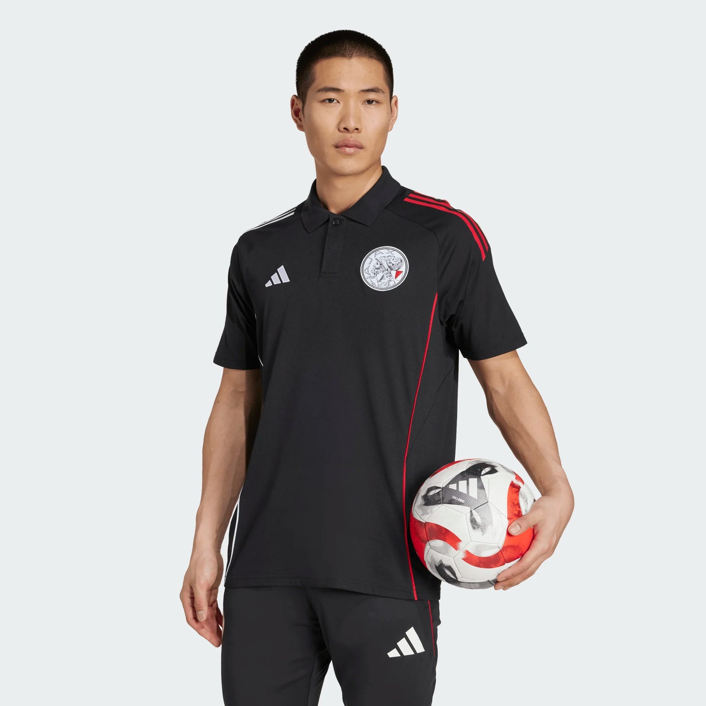 ADIDAS AJAX AMSTERDAM POLO  SHIRT 2025-2026 www.shopkickoff.com