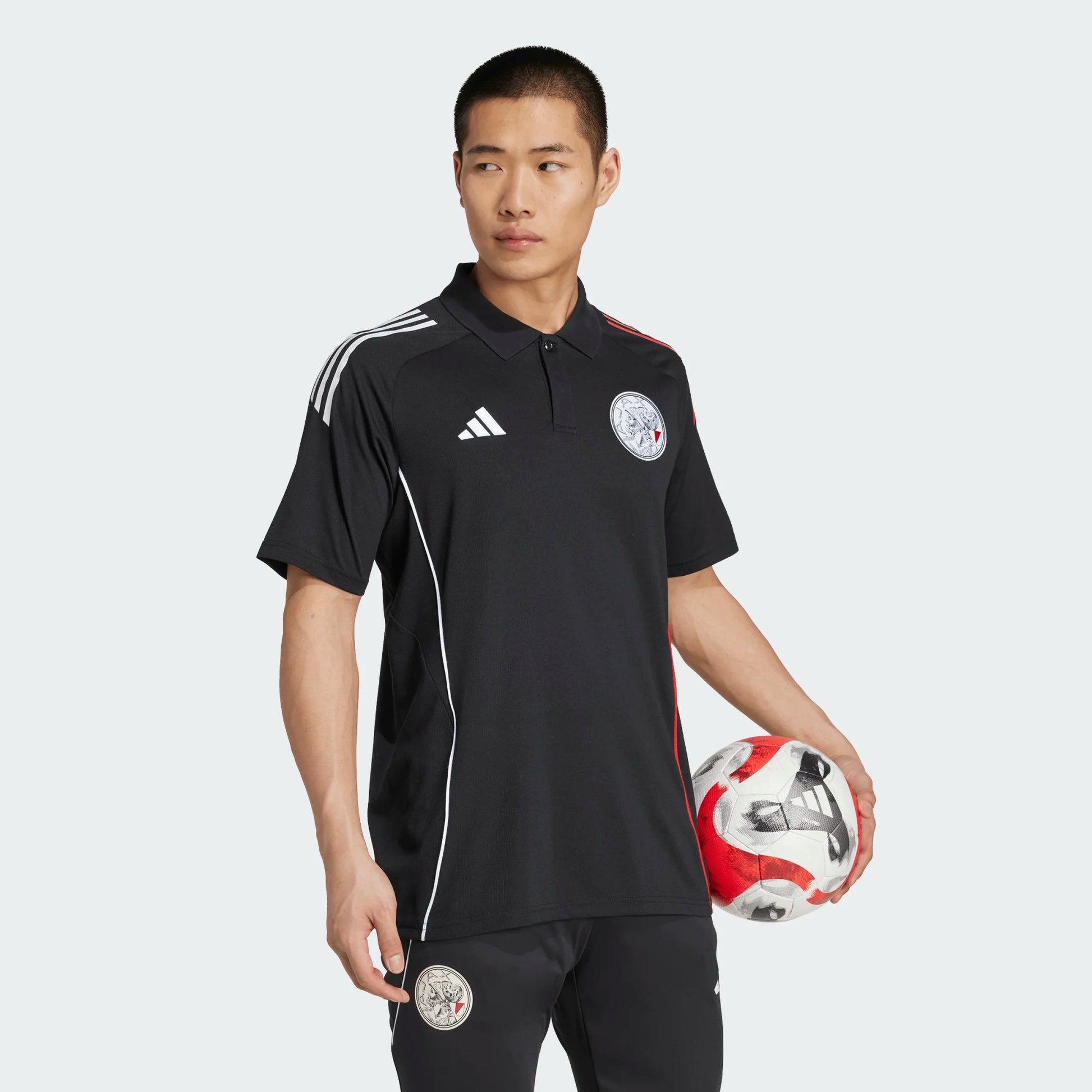 ADIDAS AJAX AMSTERDAM POLO  SHIRT 2025-2026 www.shopkickoff.com