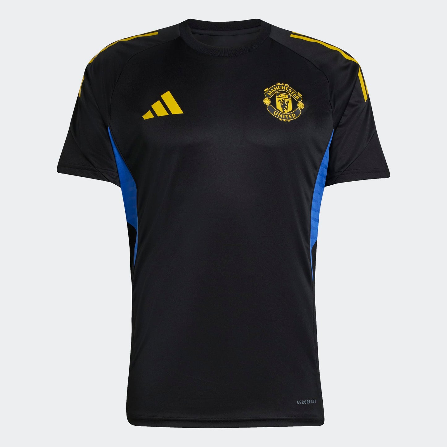 Adidas Manchester United Training Jersey zwart blauw geel strepen aeoready  Kickoff Antwerpen
voetbalshop