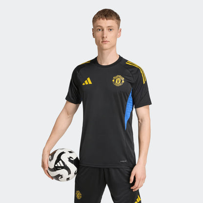 Adidas Manchester United Training Jersey zwart blauw geel strepen aeoready  Kickoff Antwerpen
voetbalshop