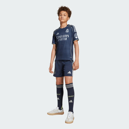 Adidas Real Madrid Away Youth Kit 2025 2026