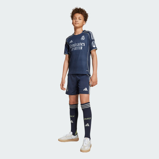 Adidas Real Madrid Away Youth Kit 2025 2026