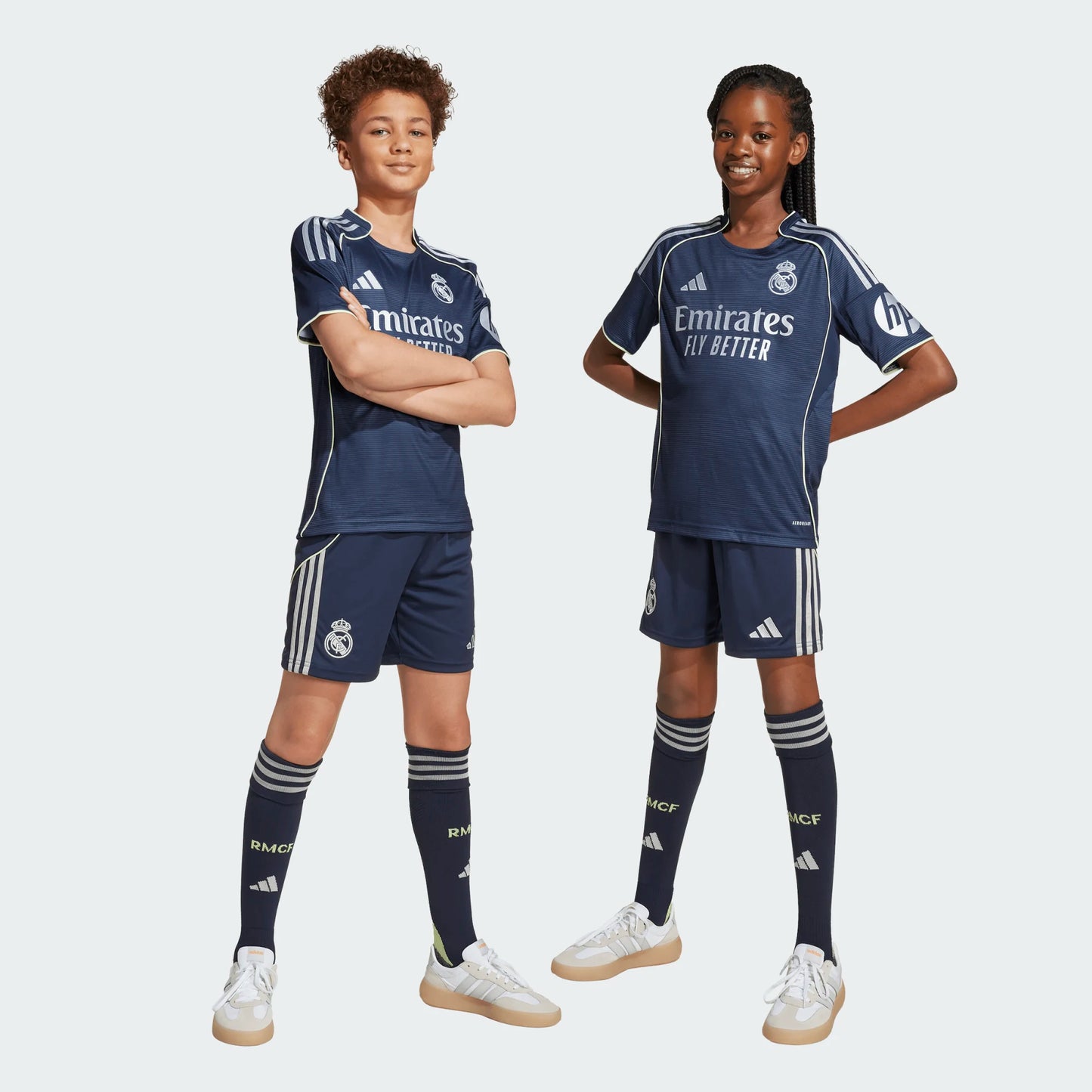 Adidas Real Madrid Away Youth Kit 2025 2026
