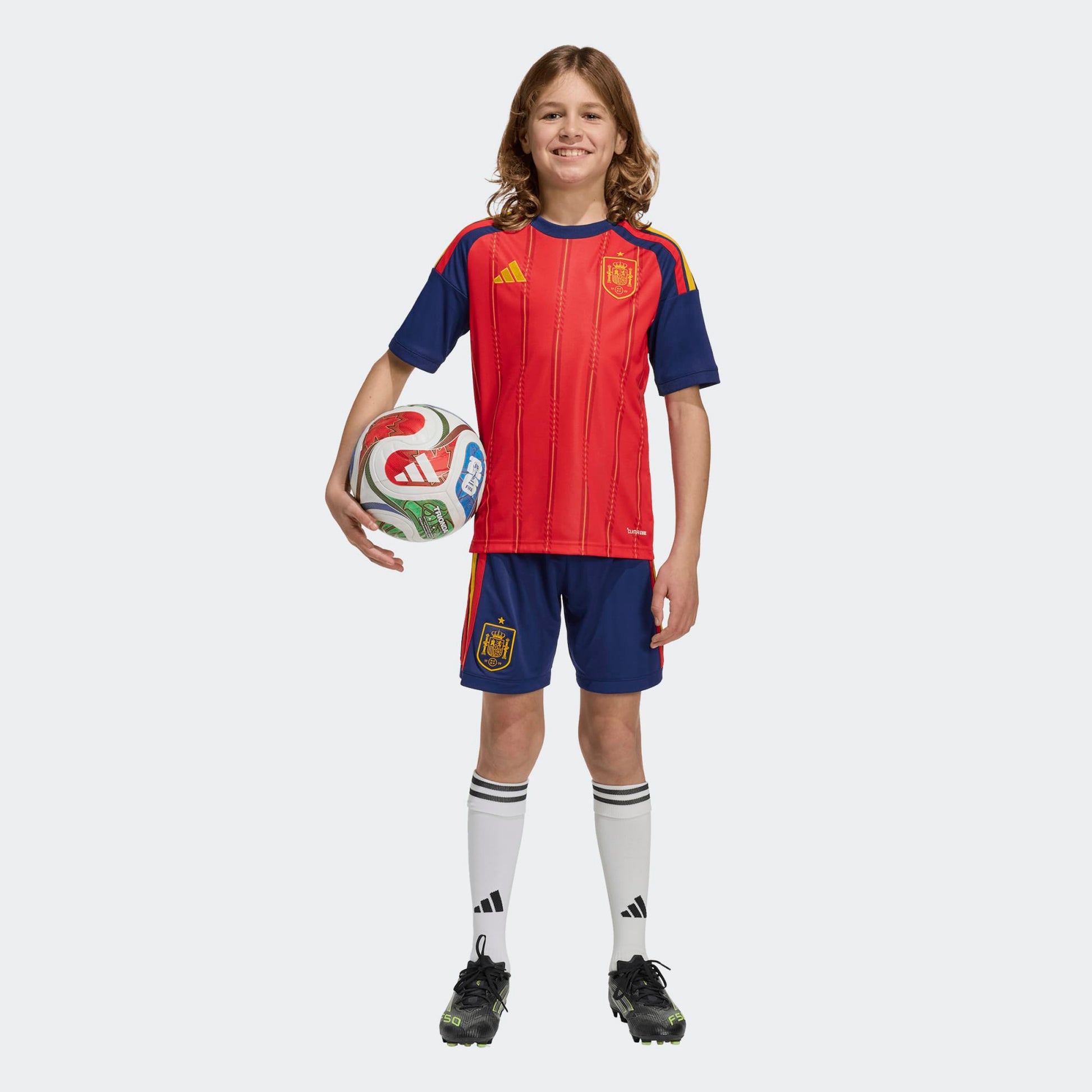 Adidas Rfef Spanje Home Jersey Youth Kit 2025 2026 |  Kick off Antwerpen voetbalshop
