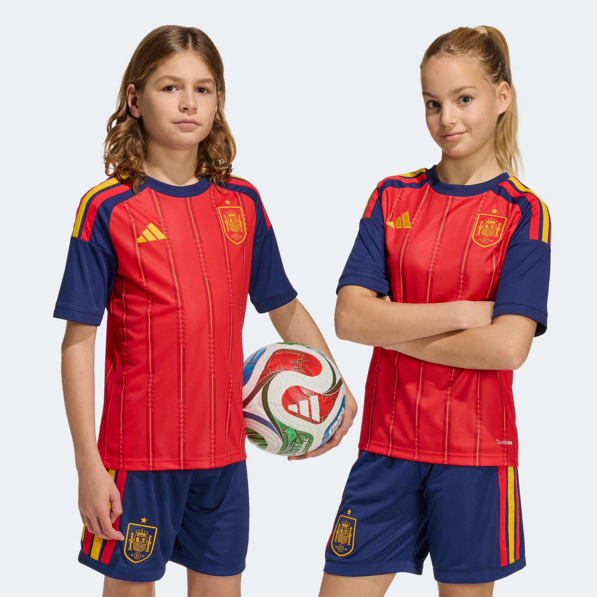 Adidas Rfef Spanje Home Jersey Youth Kit 2025 2026 |  Kick off Antwerpen voetbalshop