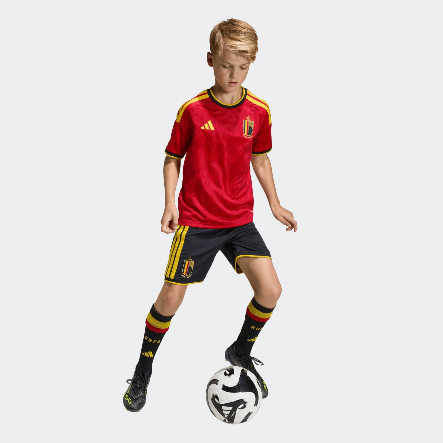 🥇 Officieel Adidas RBFA België Thuis Shirt Kids WK 2026 | Direct Kopen | Kickoff Antwerpen voetbalshop
