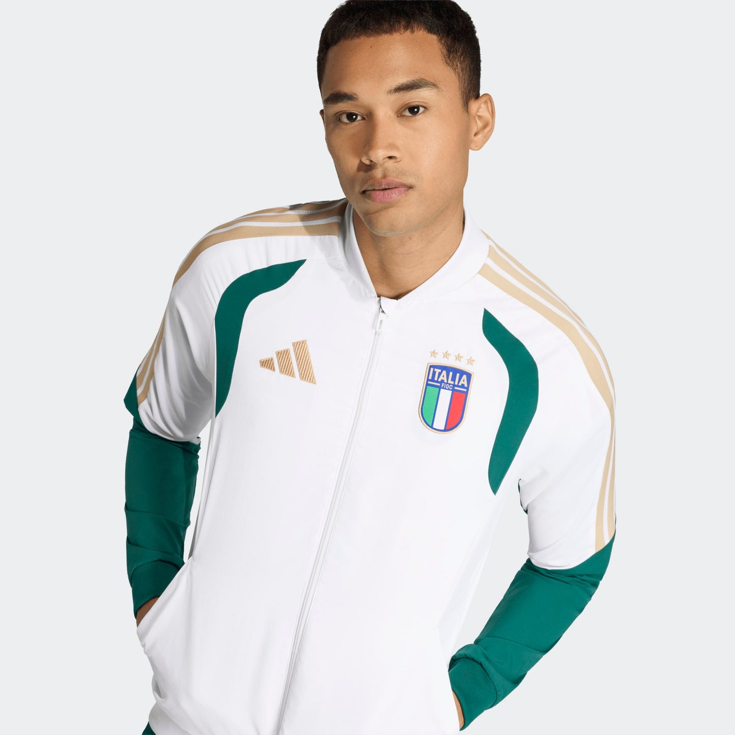 Adidas Figc Italia Presentatie Jacket 2025 2026 | Kickoff Antwerpen voetbalshop