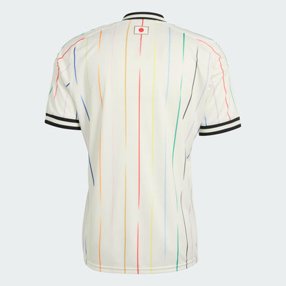 Adidas Originals JFA Japan Away Jersey 2026-2028 uitshirt met Trefoil-logo en Japanse bondbadge, verkrijgbaar bij voetbalshop Kickoff Antwerpen.