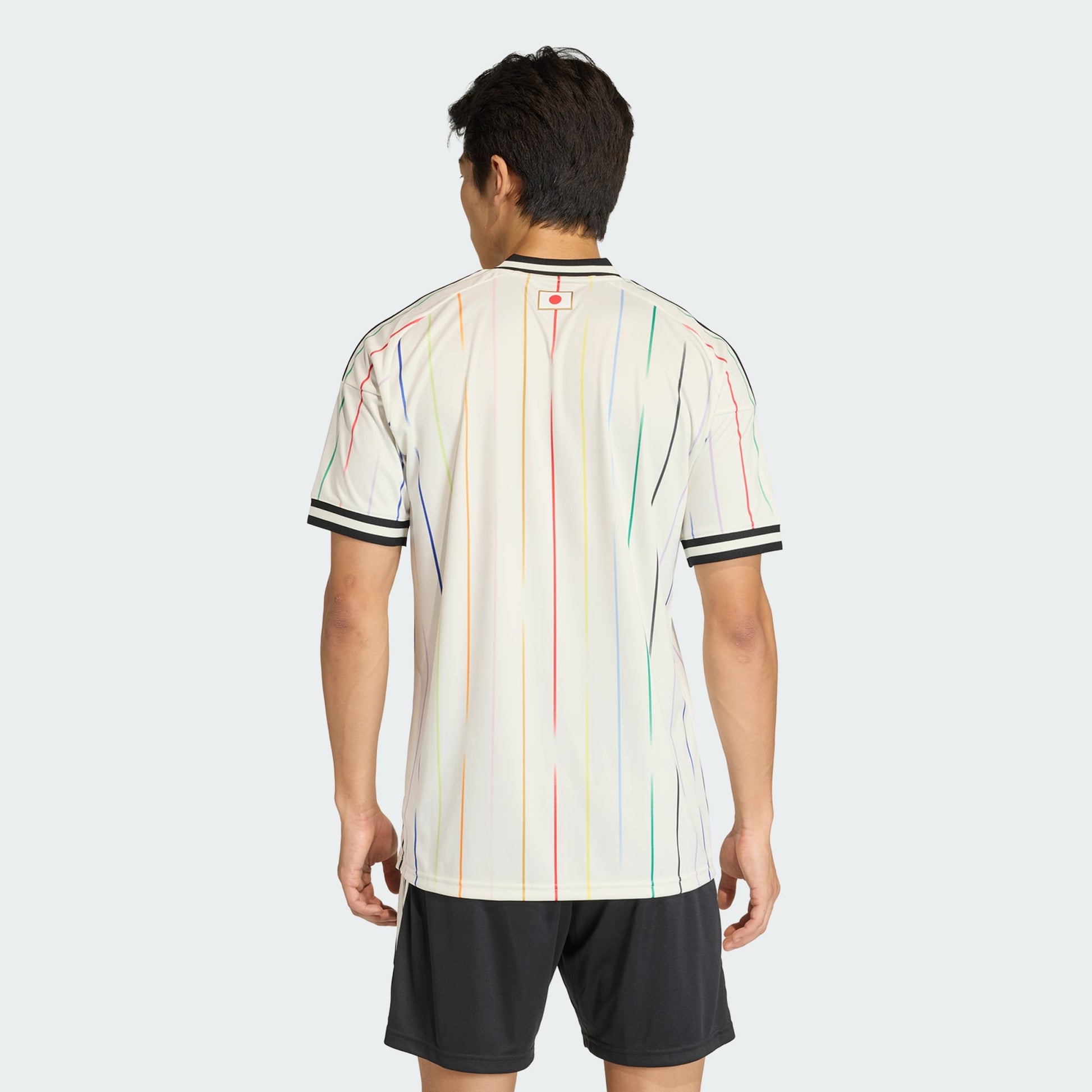 Adidas Originals JFA Japan Away Jersey 2026-2028 uitshirt met Trefoil-logo en Japanse bondbadge, verkrijgbaar bij voetbalshop Kickoff Antwerpen.