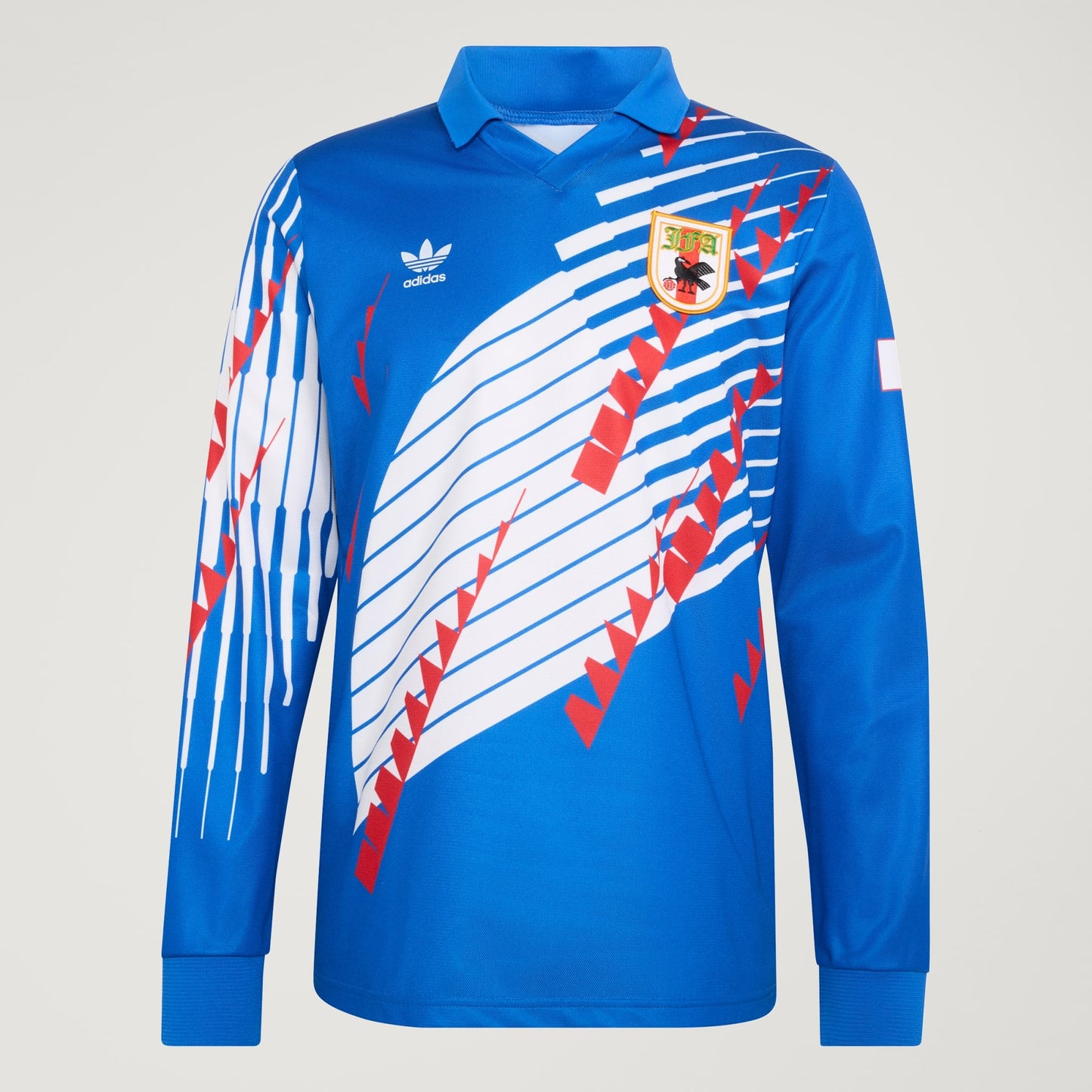 Adidas JFA Japan 1993 Home Retro Football Shirt Jersey blauw officieel retro voetbalshirt heren Kickoff Antwerpen de voetbalshop van Antwerpen