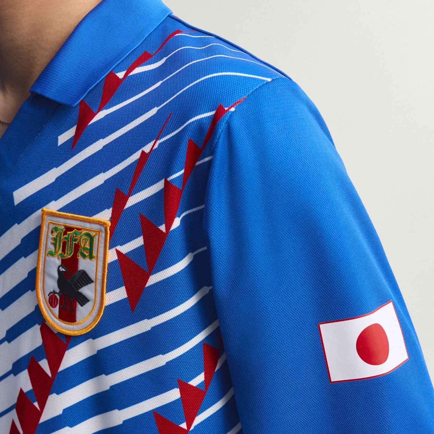 Adidas JFA Japan 1993 Home Retro Football Shirt Jersey blauw officieel retro voetbalshirt heren Kickoff Antwerpen de voetbalshop van Antwerpen