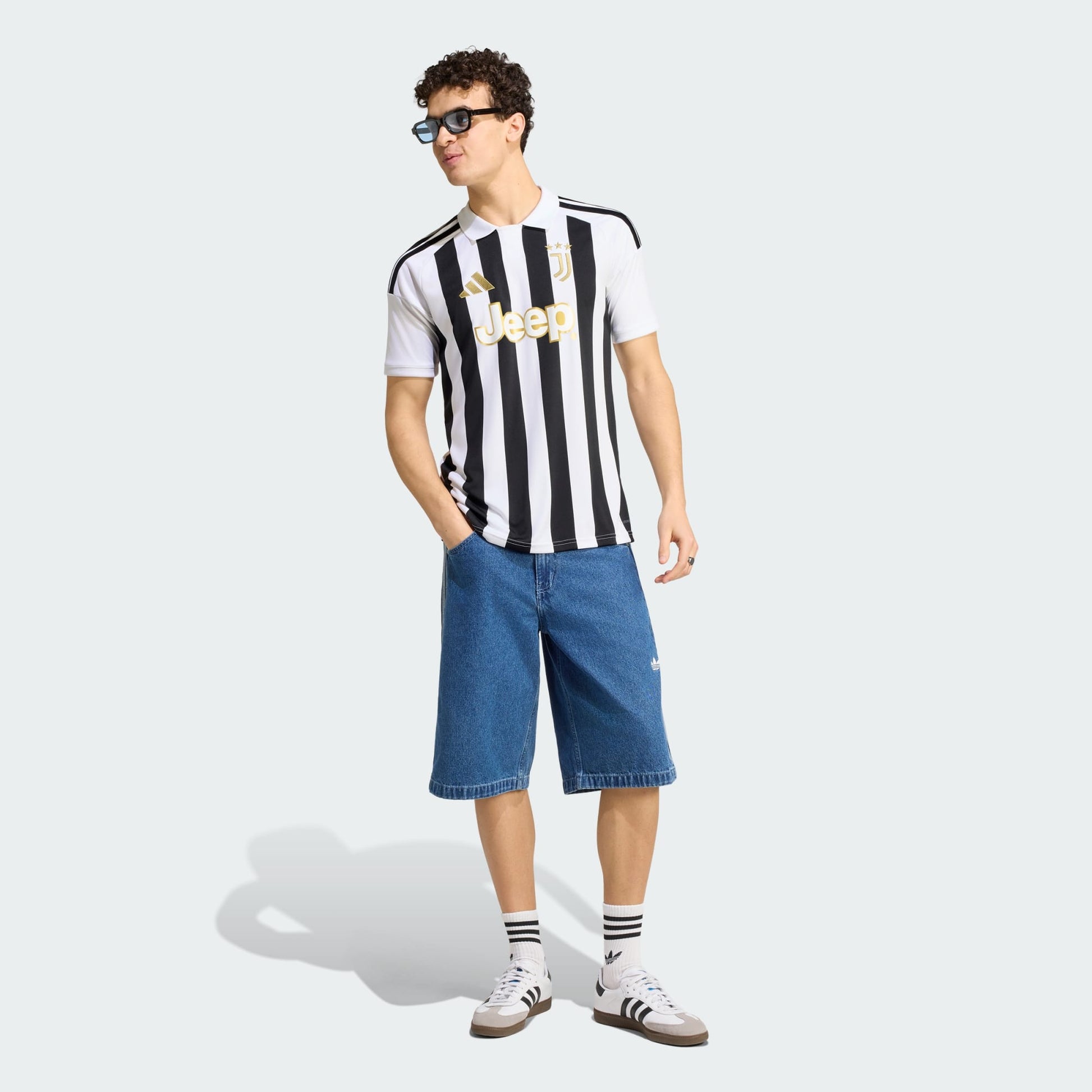 Adidas Juventus Home Kit 2026-2027 compleet thuistenue zwart wit goud shirt  Kickoff Antwerpen de voetbalshop van Antwerpen