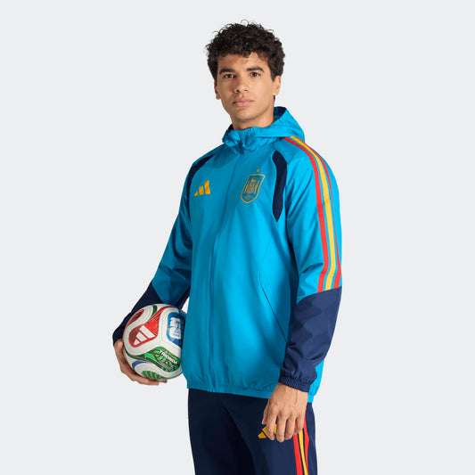 Adidas Spanje RFEF All-Weather Regenjas – WK 2026 Collectie – Kickoff Antwerpen