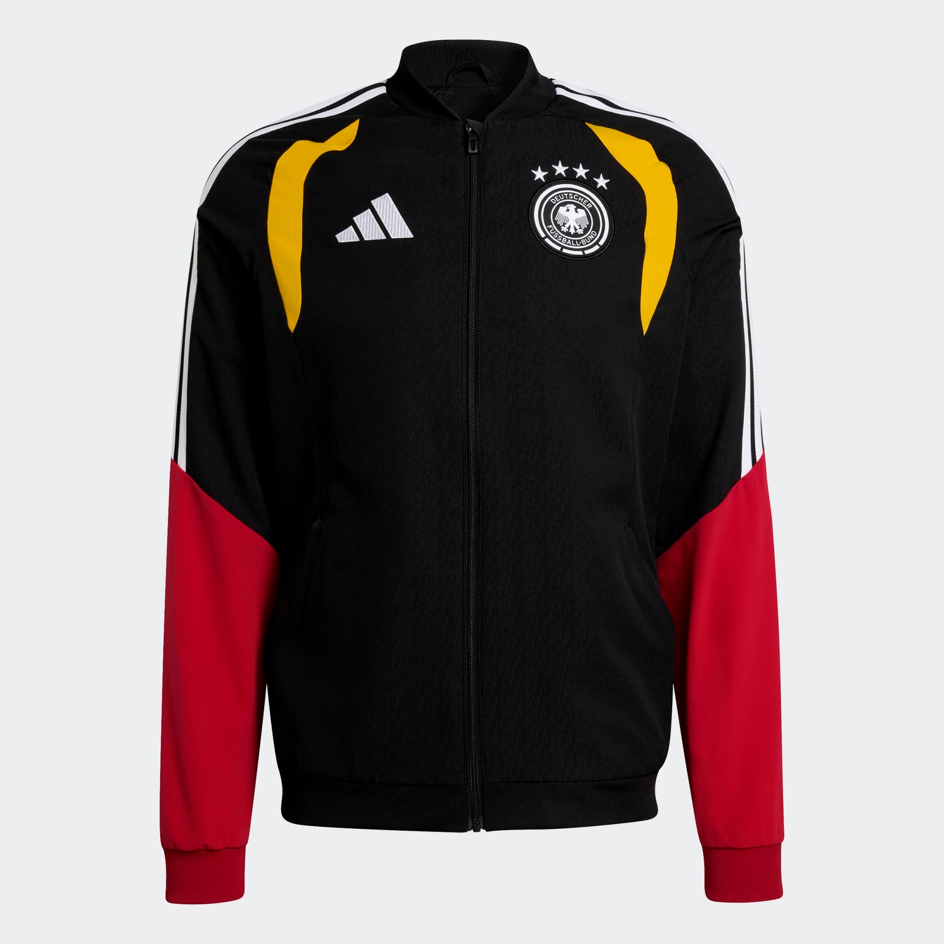 Adidas DFB Duitsland Presentation Jacket WK 2026 collectie, gedragen door spelers, exclusief Kickoff Antwerpen voetbalshop