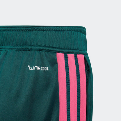 Adidas Real Madrid Training Short kids junior korte voetbalbroek groen roos heren Kickoff Antwerpen de voetbalshop van Antwerpen