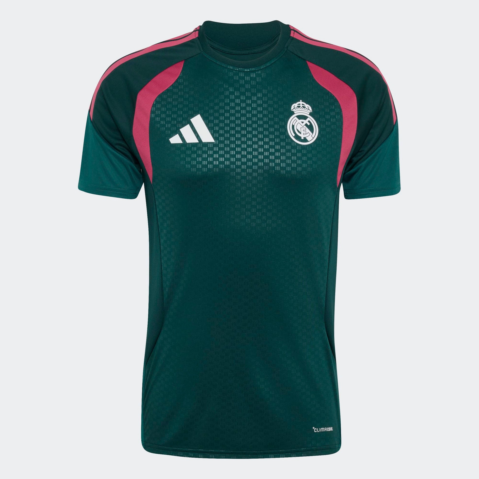 Adidas Real Madrid Training Jersey 2026-2027 officieel trainingsshirt heren donker groen roos  Kickoff Antwerpen de voetbalshop van Antwerpen