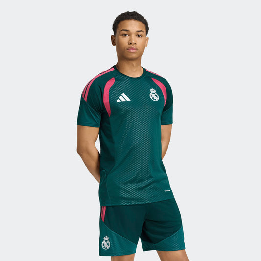 Adidas Real Madrid Training Jersey 2026-2027 officieel trainingsshirt heren donker groen roos  Kickoff Antwerpen de voetbalshop van Antwerpen