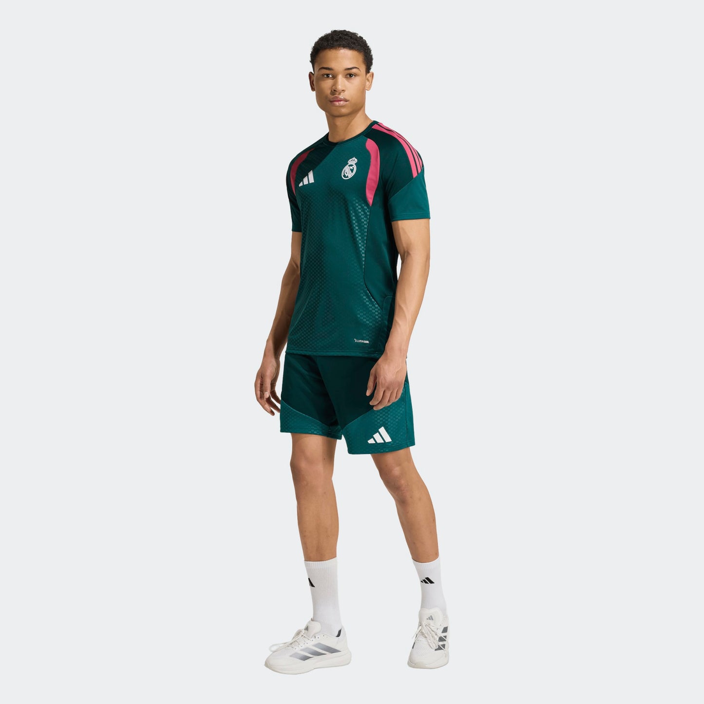 Adidas Real Madrid Training Jersey 2026-2027 officieel trainingsshirt heren donker groen roos  Kickoff Antwerpen de voetbalshop van Antwerpen