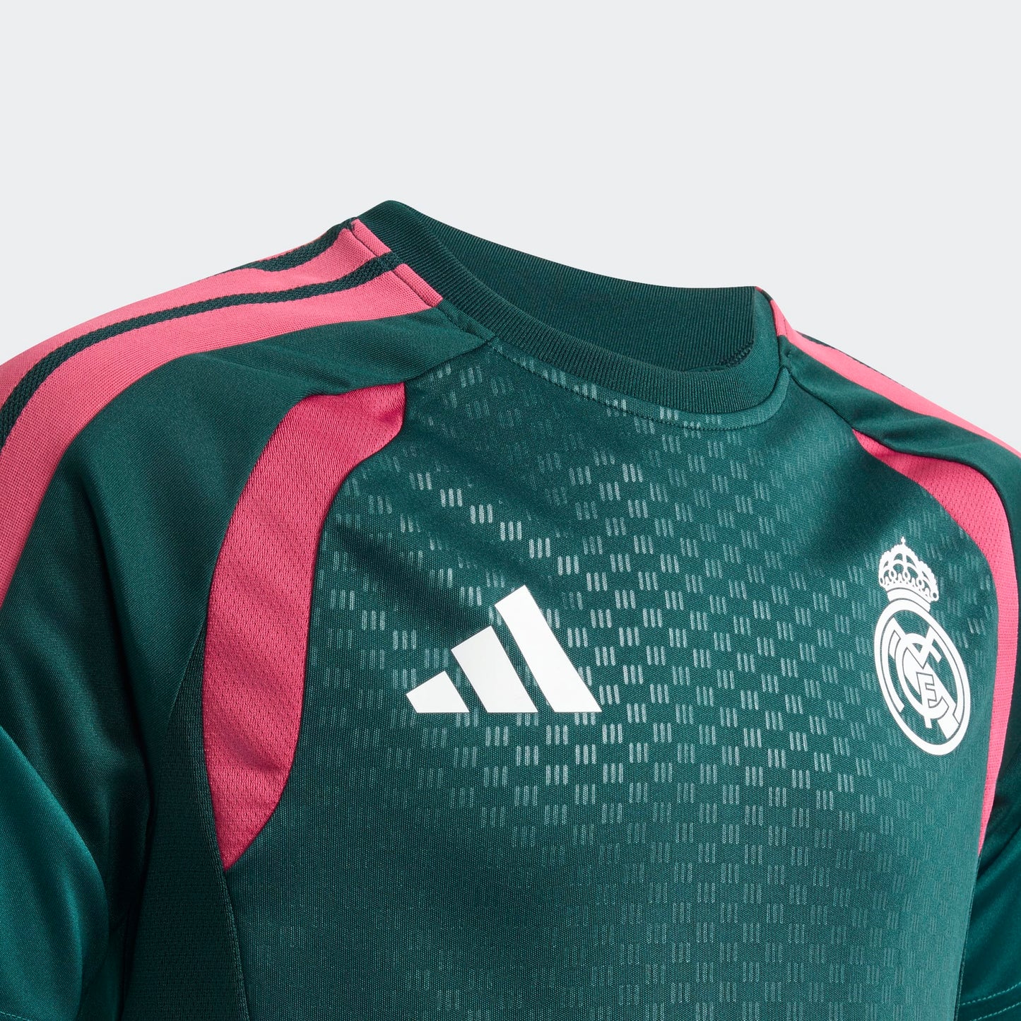 Adidas Real Madrid Training Jersey kids junior groen roos  voetbalshirt trainingsshirt Kickoff Antwerpen de voetbalshop van Antwerpen