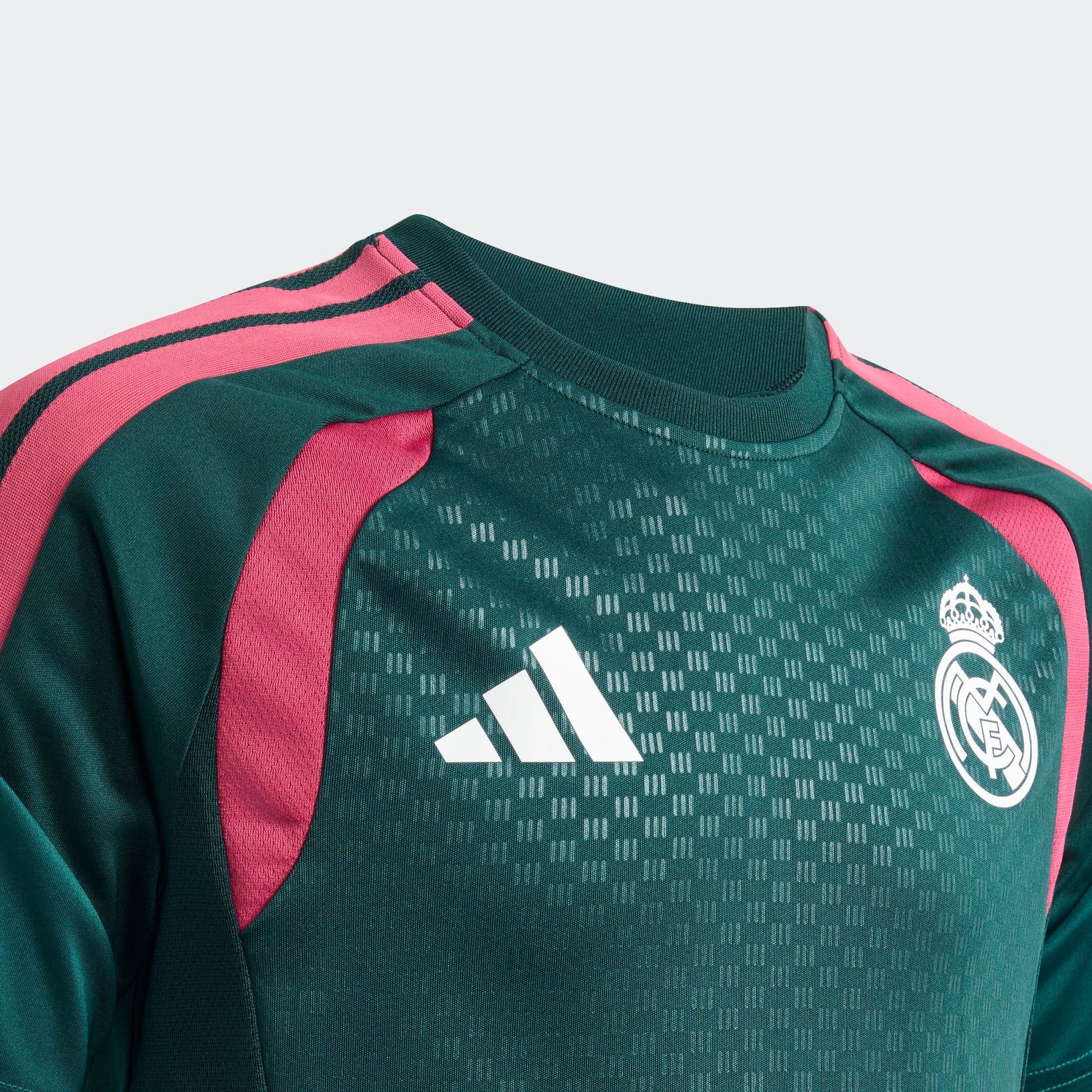 Adidas Real Madrid Training Jersey kids junior groen roos  voetbalshirt trainingsshirt Kickoff Antwerpen de voetbalshop van Antwerpen