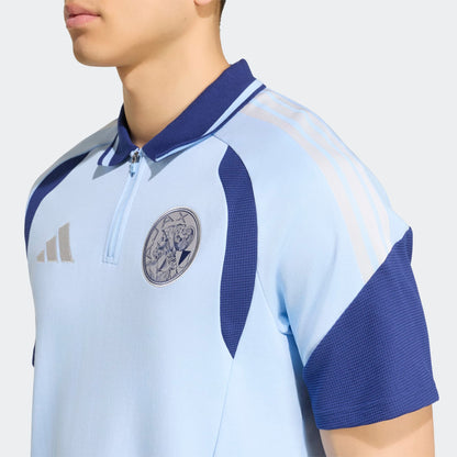 Adidas Ajax Amsterdam Polo Shirt 2026-2027 officieel poloshirt heren rood wit Kickoff Antwerpen de voetbalshop van Antwerpen