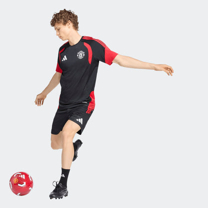 Adidas Manchester United Training Jersey 2026-2027 officieel zwart trainingsshirt heren Kickoff Antwerpen de voetbalshop van Antwerpen