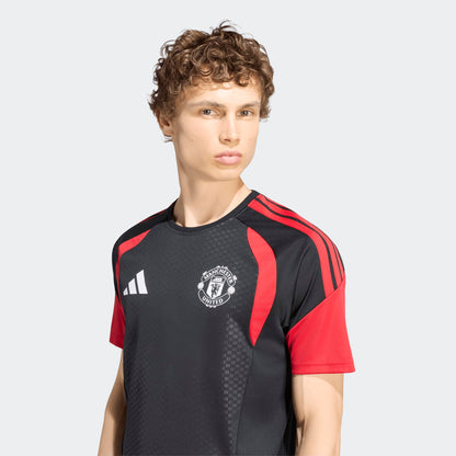 Adidas Manchester United Training Jersey 2026-2027 officieel zwart trainingsshirt heren Kickoff Antwerpen de voetbalshop van Antwerpen