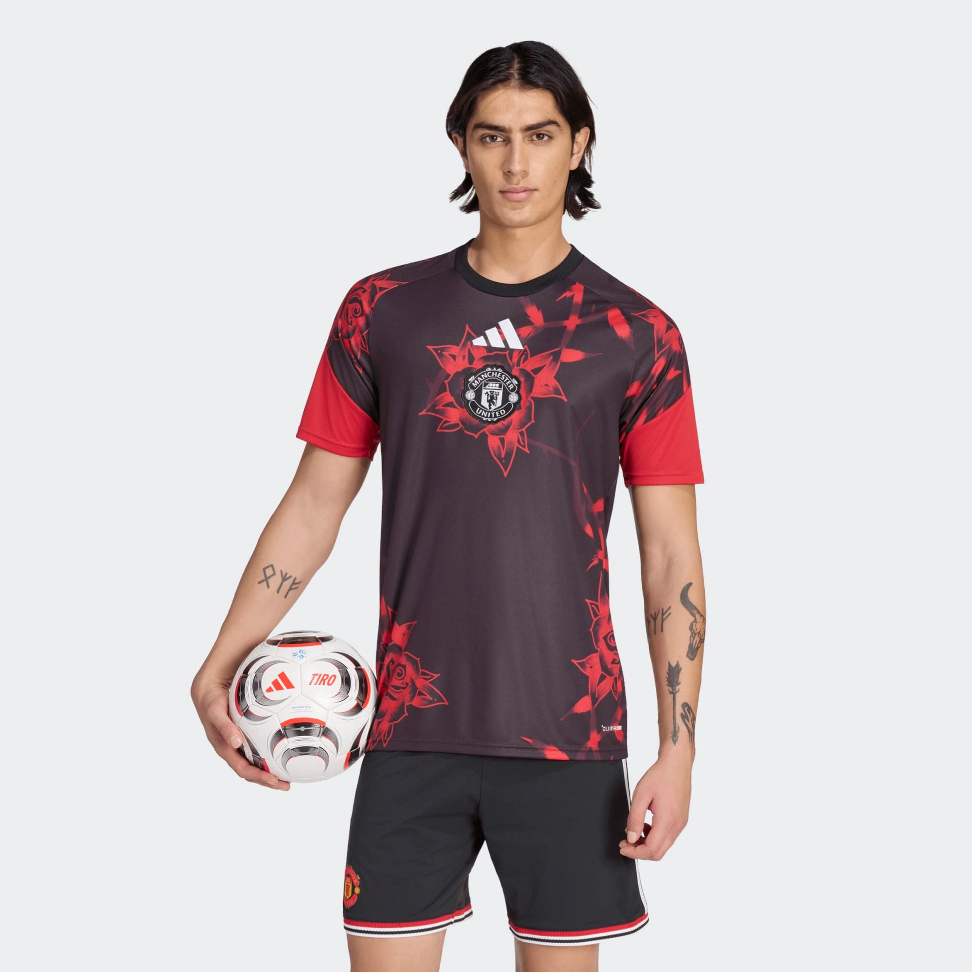 Adidas Manchester United Pre Shirt 2026-2027 warming-up voetbalshirt heren Kickoff Antwerpen de voetbalshop van Antwerpen