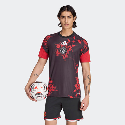 Adidas Manchester United Pre Shirt 2026-2027 warming-up voetbalshirt heren Kickoff Antwerpen de voetbalshop van Antwerpen