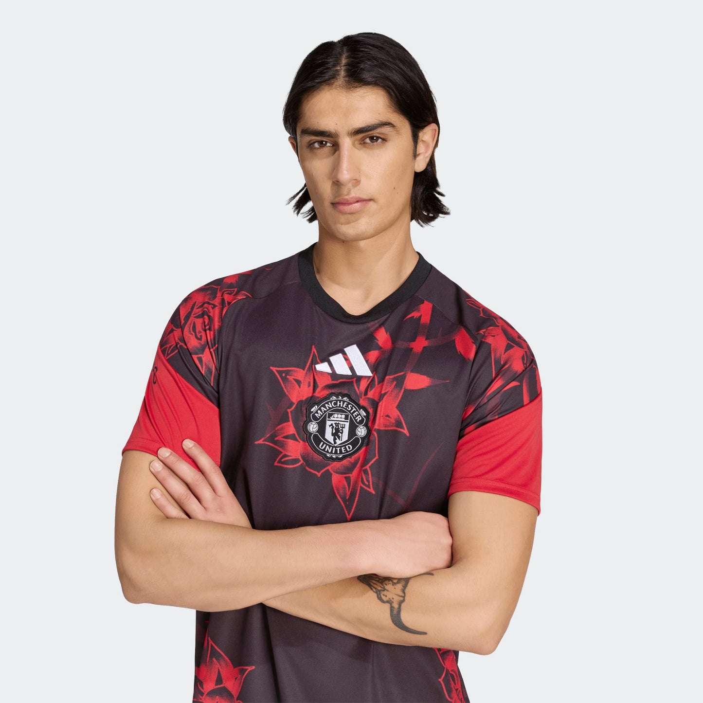 Adidas Manchester United Pre Shirt 2026-2027 warming-up voetbalshirt heren Kickoff Antwerpen de voetbalshop van Antwerpen