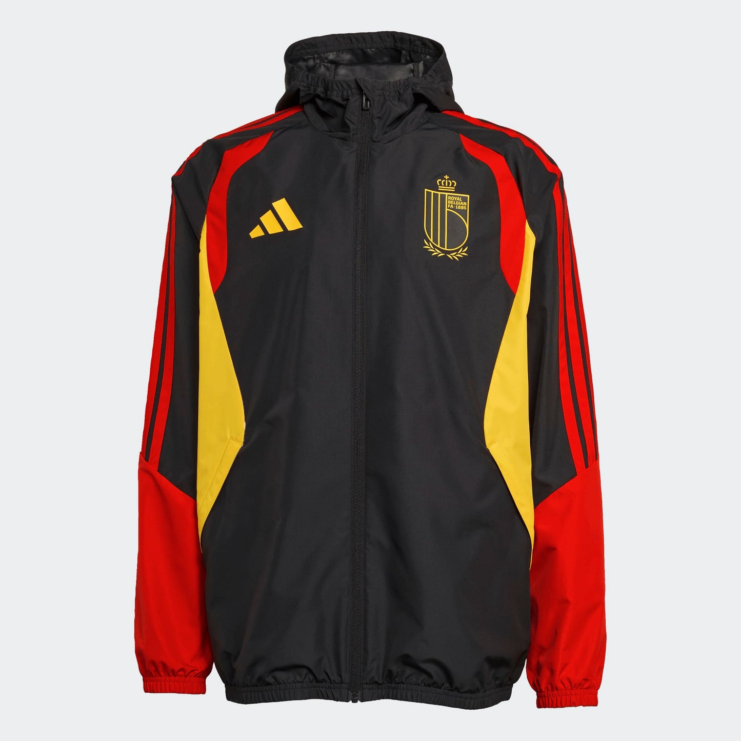Adidas België All Wheater jacket 2025/2026 – Officiële RBFA Regenjas | Kickoff Antwerpen voetbalshop