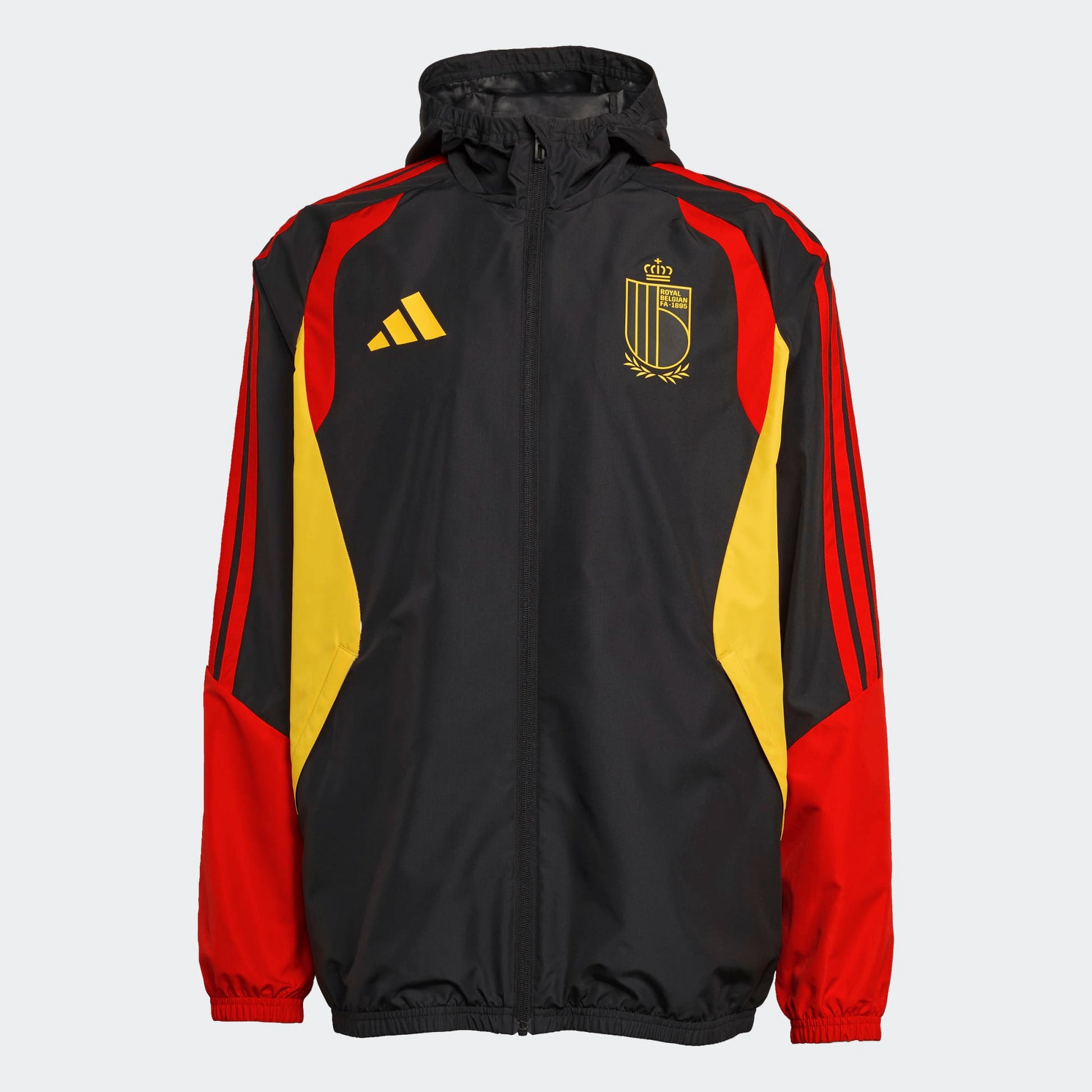 Adidas België All Wheater jacket 2025/2026 – Officiële RBFA Regenjas | Kickoff Antwerpen voetbalshop