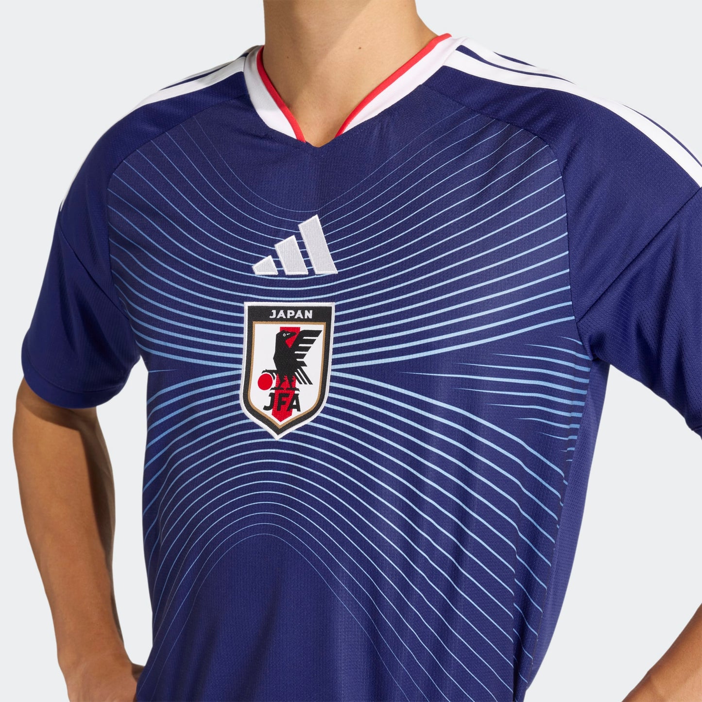 Adidas JFA Japan Home Jersey WK 2026 – officieel thuisshirt van Japan, beschikbaar bij Kickoff Antwerpen