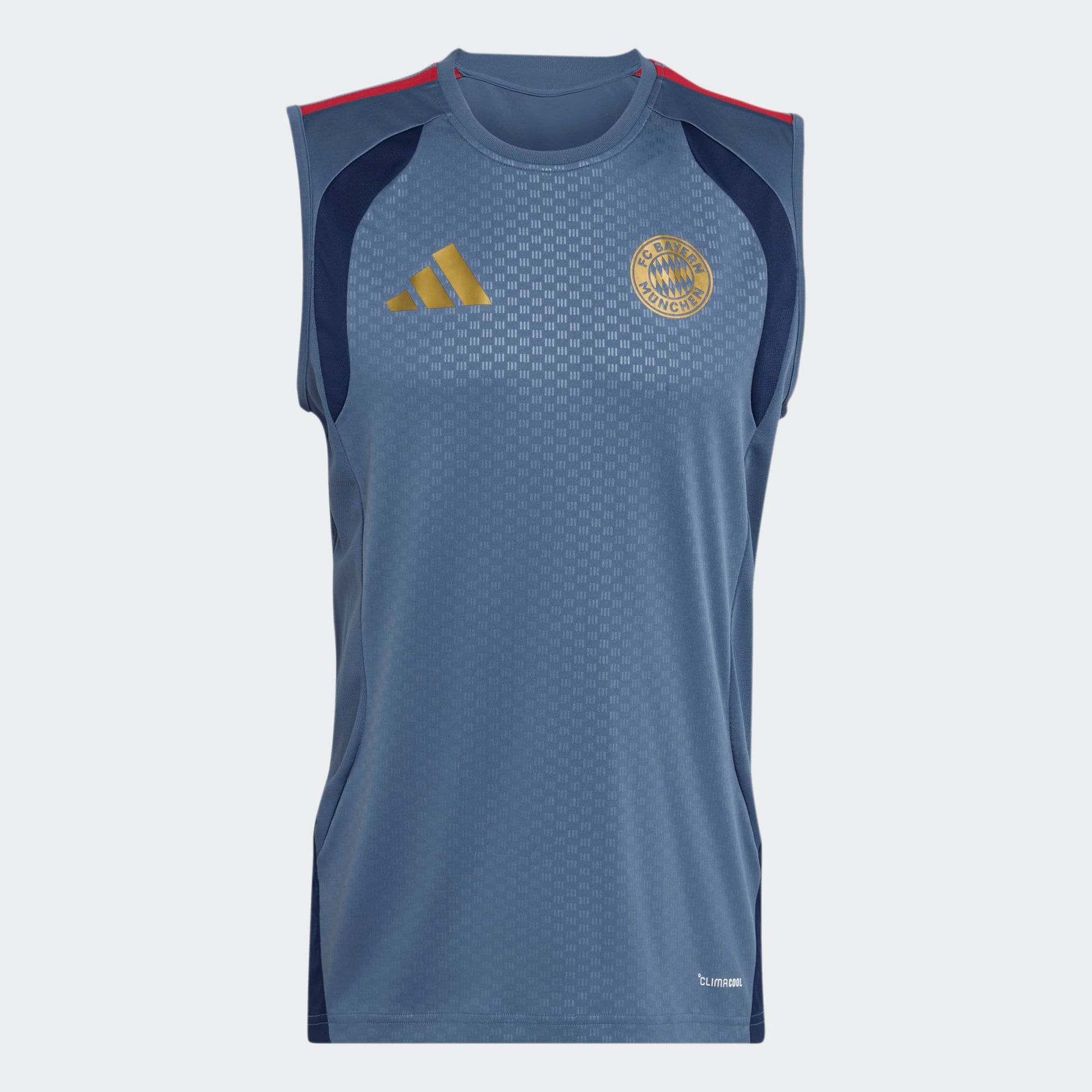 Adidas FC Bayern Munchen Training SL Jersey 2026-2027 mouwloos trainingsshirt heren rood Kickoff Antwerpen de voetbalshop van Antwerpen