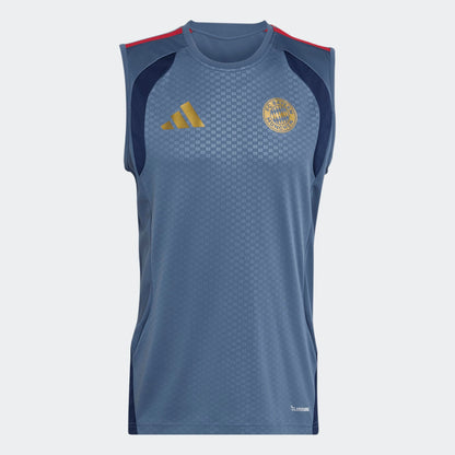 Adidas FC Bayern Munchen Training SL Jersey 2026-2027 mouwloos trainingsshirt heren rood Kickoff Antwerpen de voetbalshop van Antwerpen