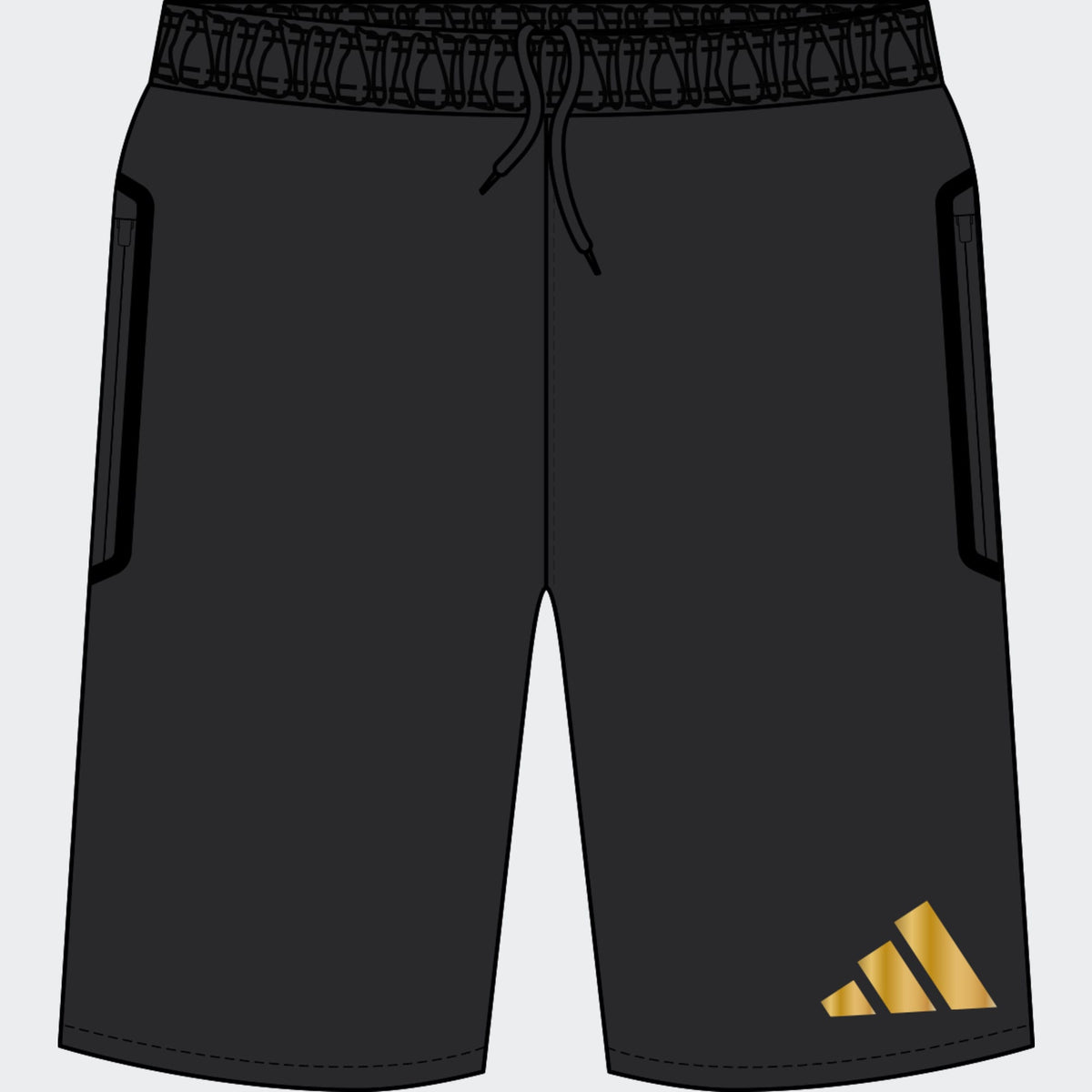 Adidas Juventus voetbaltrainingsshort 2026 2027 heren met clubdetails op model Kickoff Antwerpen