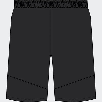 Adidas Juventus voetbaltrainingsshort 2026 2027 heren met clubdetails op model Kickoff Antwerpen