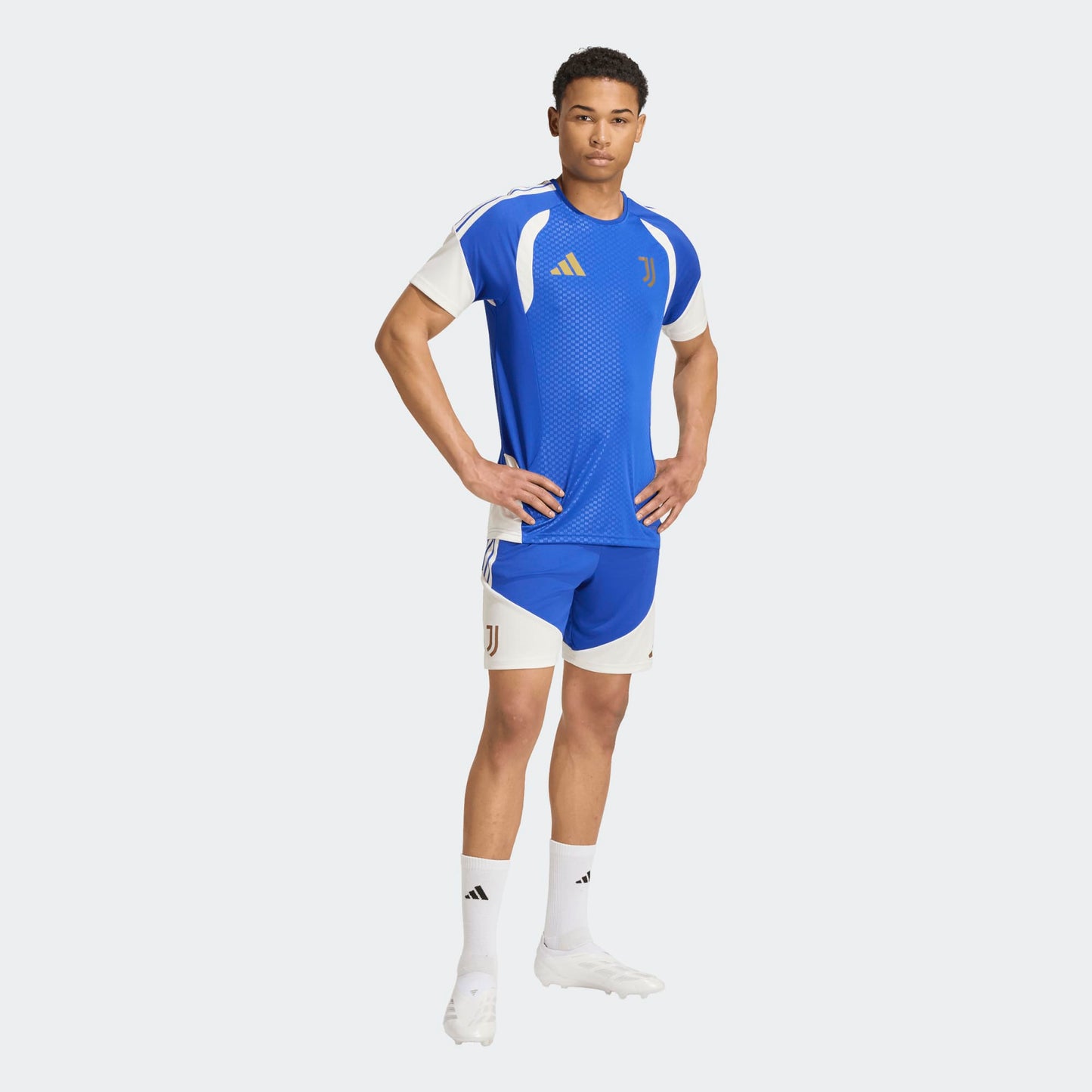 Adidas Juventus Training Jersey met Climacool technologie blauw wit heren trainingsshirt Kickoff Antwerpen de voetbalshop van Antwerpen