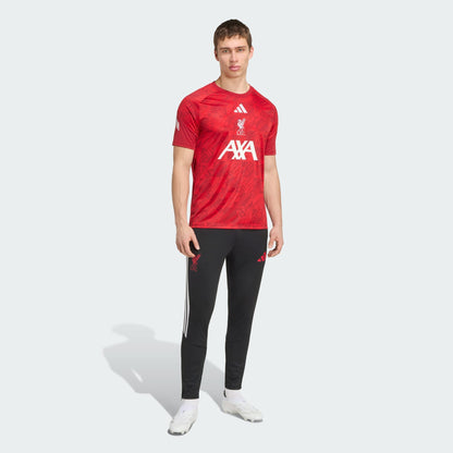 Adidas Liverpool Pre-Match Voetbalshirt 2026-2027 warming-up shirt heren rood wit Kickoff Antwerpen de voetbalshop van Antwerpen