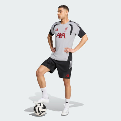 Adidas Liverpool Training Jersey 2026-2027 officieel trainingsshirt heren grijs Kickoff Antwerpen de voetbalshop van Antwerpen