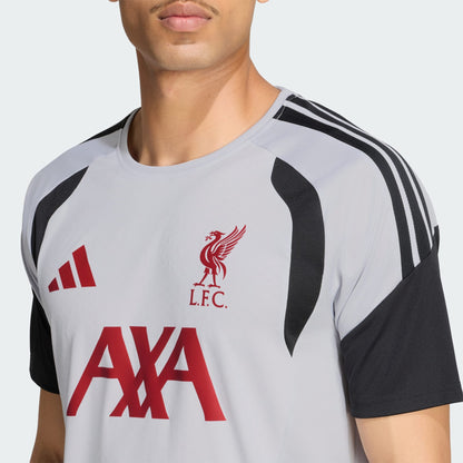 Adidas Liverpool Training Jersey 2026-2027 officieel trainingsshirt heren grijs Kickoff Antwerpen de voetbalshop van Antwerpen