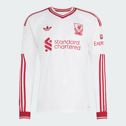 ADIDAS LFC LIVERPOOL LONG SLEEVE HOME SHIRT JERSEY 2026-2027 kickoff antwerpen de voetbalshop van antwerpen